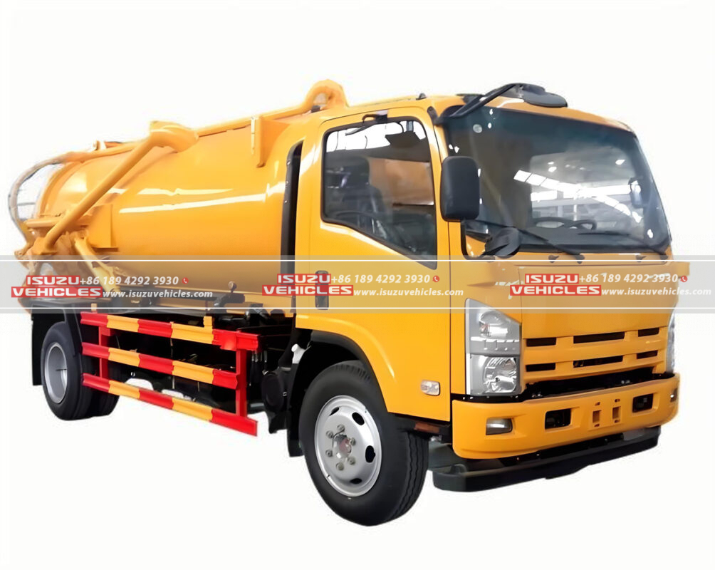 ISUZU 1600L Vacuum Sewer Truck Main