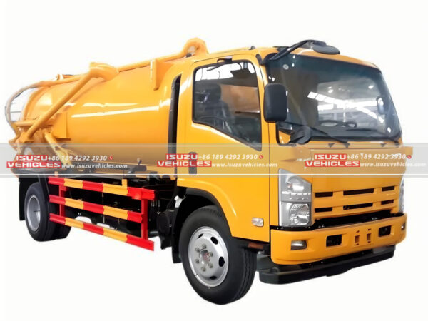 ISUZU 1600L Vacuum Sewer Truck Main