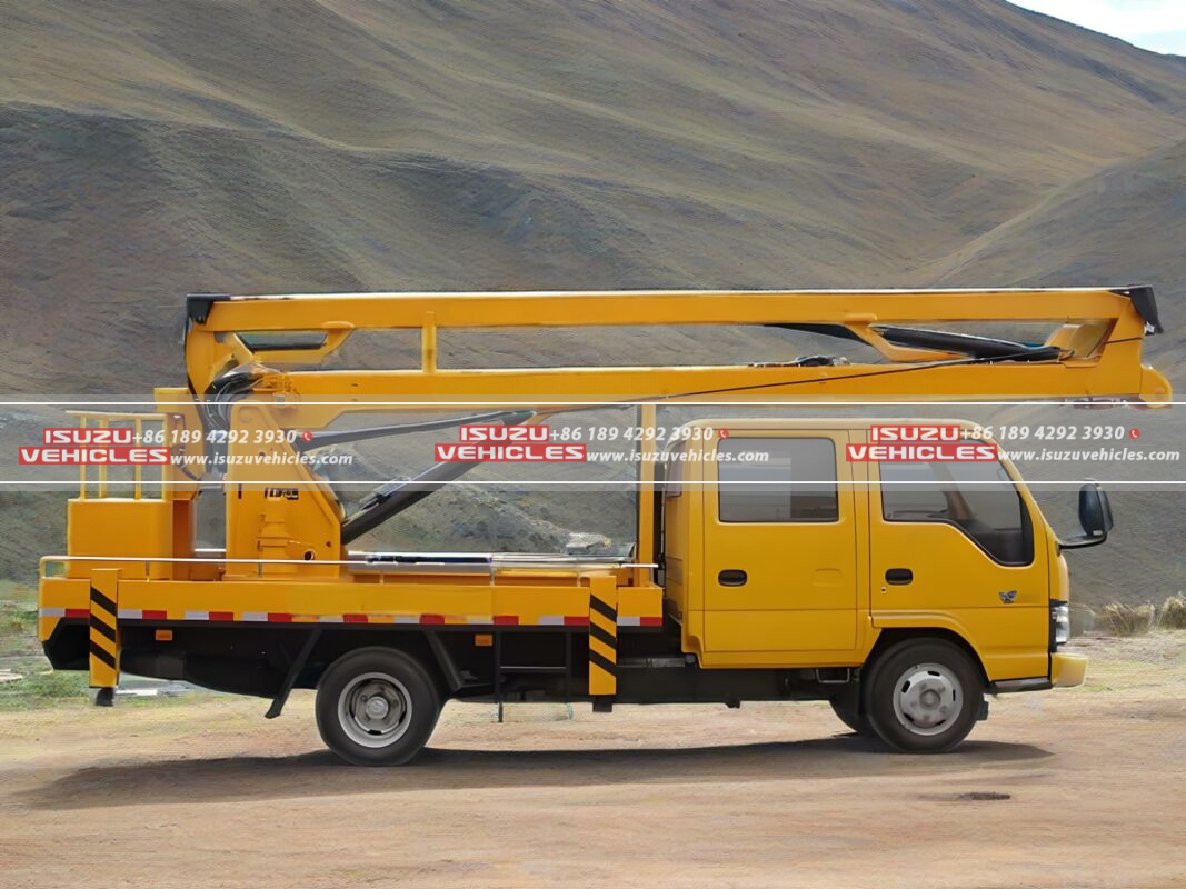 Custom ISUZU Crane Truck Attachments Revolutionize Peruvian Aquaculture Operations