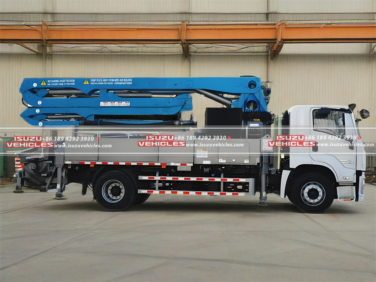 ISUZU 17M Concrete Pump Truck Body ISUZU 17M Concrete Pump Truck Body