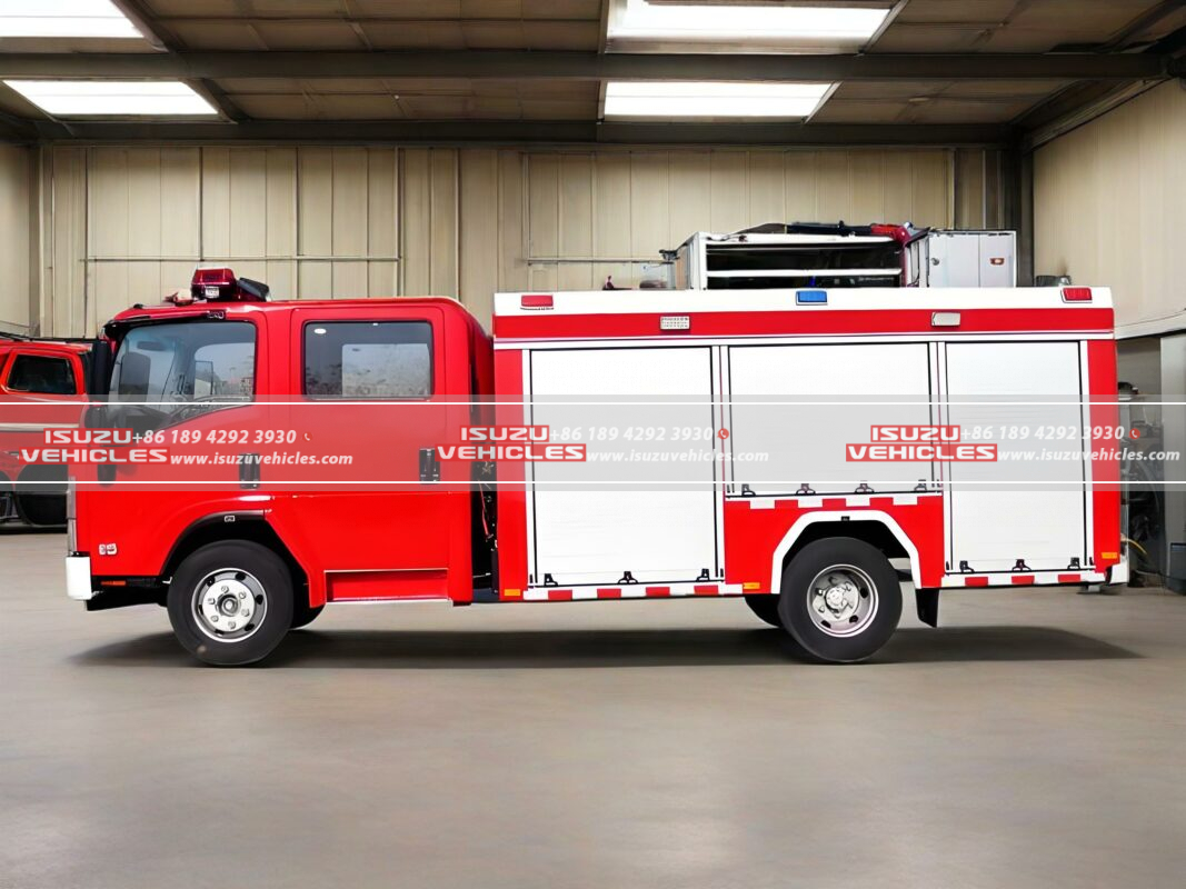 ISUZU Fire Truck Pump Pressure Protocols