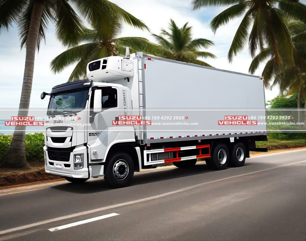 South Georgia Research Stations Resupplied by Ice-Ready ISUZU Refrigerated Trucks