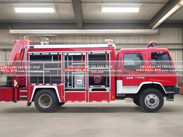 ISUZU 7.65M Tower Rescue Fire Truck Body