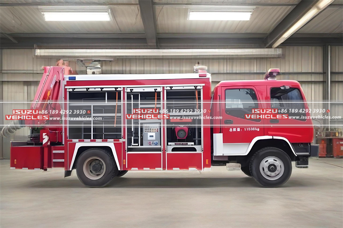 ISUZU 7.65M Tower Rescue Fire Truck Body ISUZU 7.65M Tower Rescue Fire Truck Body