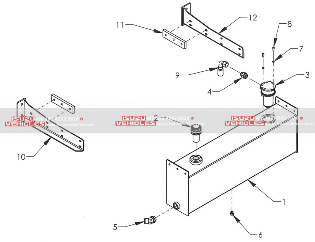 ISUZU GIGA 6×4 20-ton Flatbed Tow Truck Designer