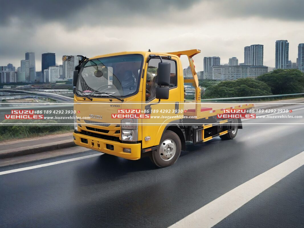 Oman Ports Enhance Efficiency with ISUZU Tow Trucks Featuring 35-Ton Recovery Capacity