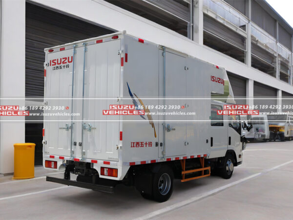 ISUZU ELF 3 Ton Van Box Truck Back Side