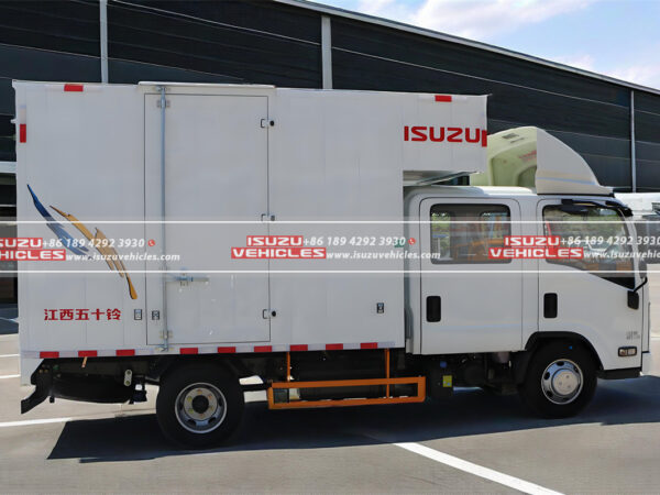 ISUZU ELF 3 Ton Van Box Truck Body Left