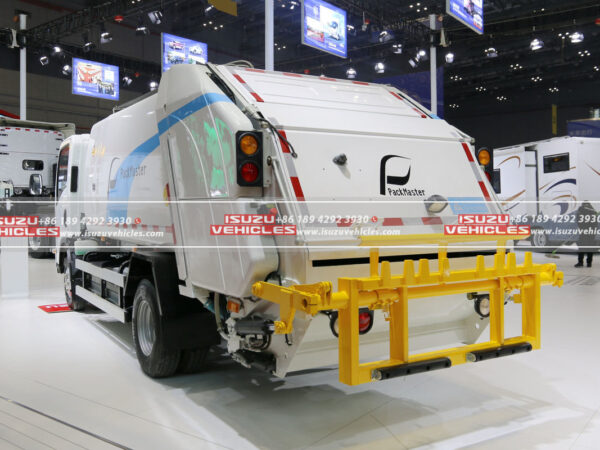 ISUZU EV K100 Rear Loader Compactor Garbage Truck Back