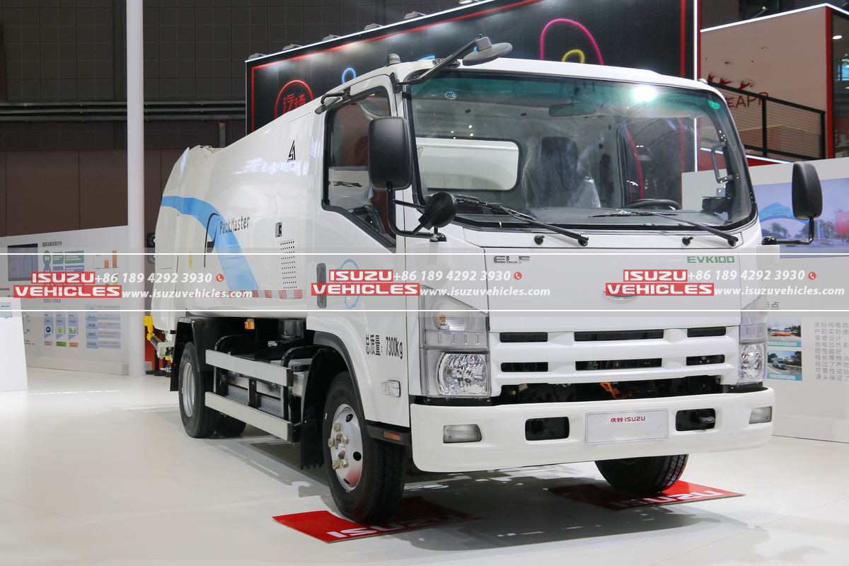 ISUZU EV K100 Rear Loader Compactor Garbage Truck ISUZU EV K100 Rear Loader Compactor Garbage Truck