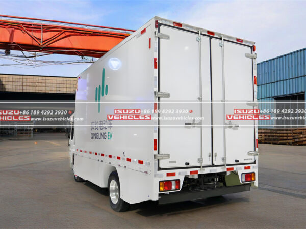 ISUZU EV100 1.5 Ton Van Box Truck Back