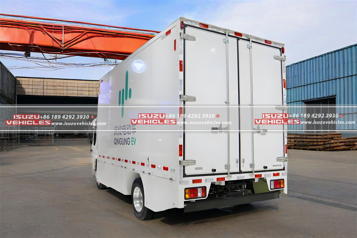 ISUZU EV100 1.5 Ton Van Box Truck Back ISUZU EV100 1.5 Ton Van Box Truck Back