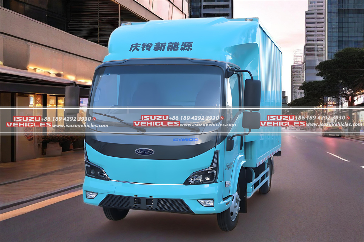 ISUZU EVM100 4.5 T Van Box Truck Side (2) ISUZU EVM100 4.5 T Van Box Truck Side (2)