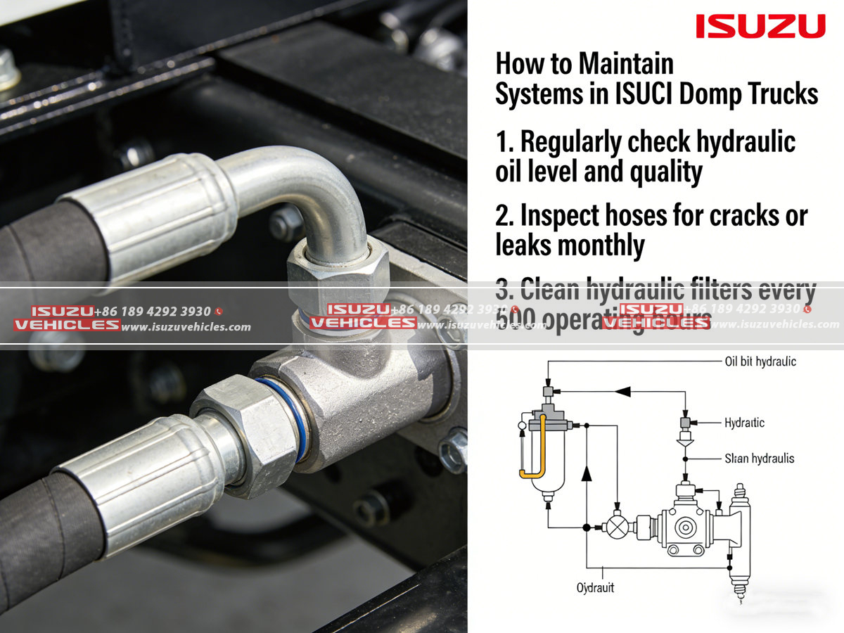 How to Maintain Hydraulic Systems in ISUZU Dump Trucks1