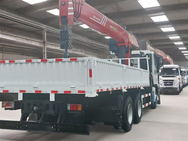 ISUZU 16 Ton GIGA PALFINGER Telescopic Boom Crane Back Side