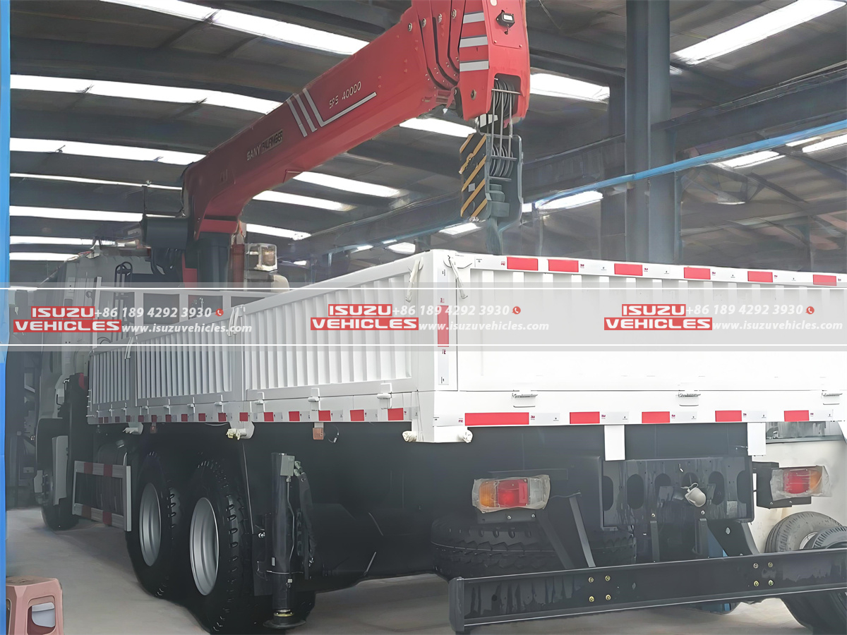 ISUZU 16 Ton GIGA PALFINGER Telescopic Boom Crane Back ISUZU 16 Ton GIGA PALFINGER Telescopic Boom Crane Back