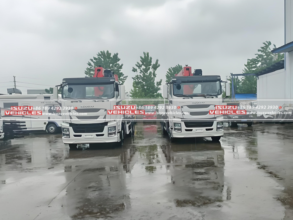 ISUZU 16 Ton GIGA PALFINGER Telescopic Boom Crane Show ISUZU 16 Ton GIGA PALFINGER Telescopic Boom Crane Show