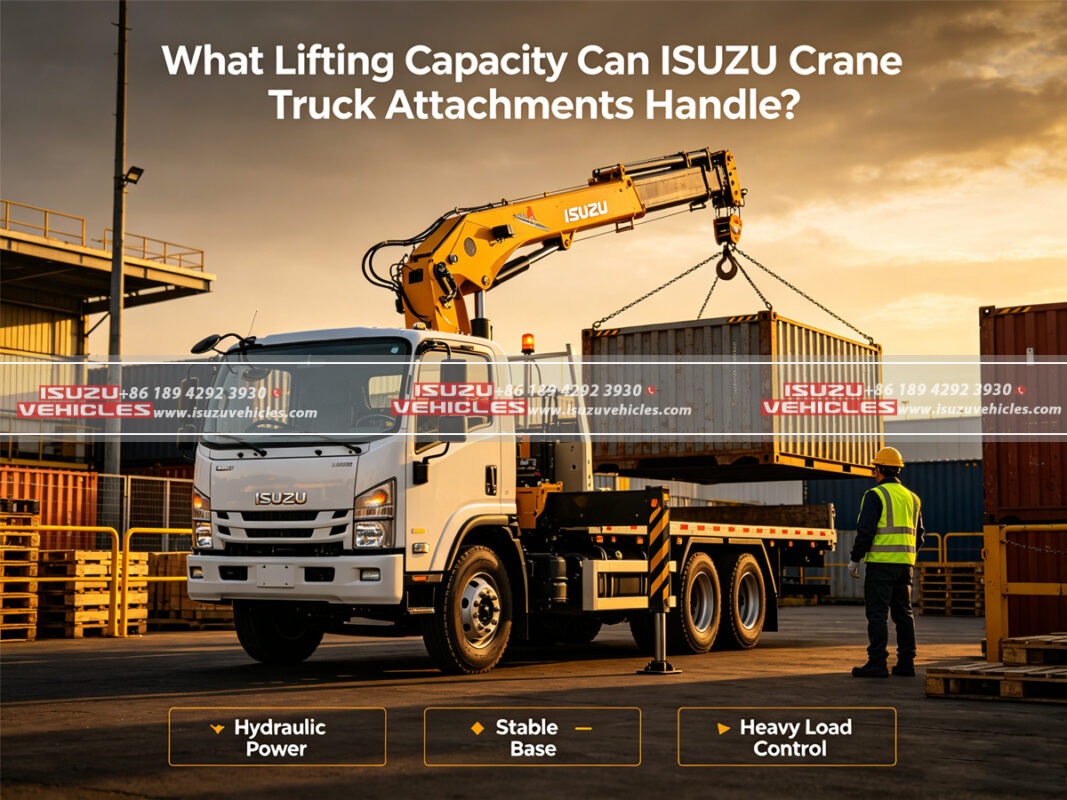 What Lifting Capacity Can ISUZU Crane Attachments Handle?