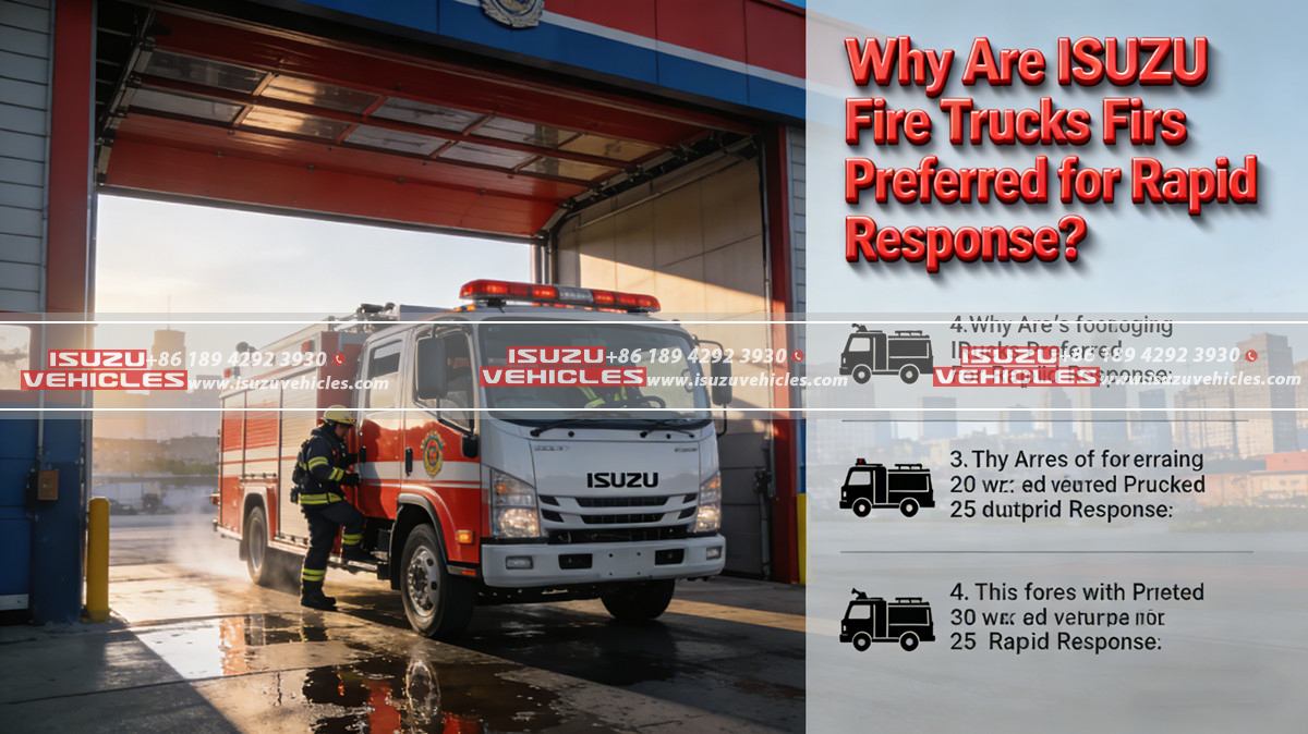 Why Are ISUZU Fire Trucks Preferred for Rapid Response (2)