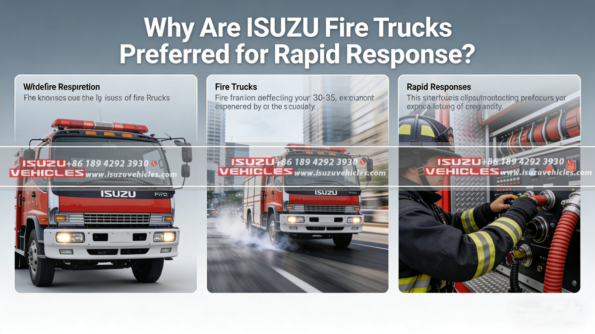 Why Are ISUZU Fire Trucks Preferred for Rapid Response