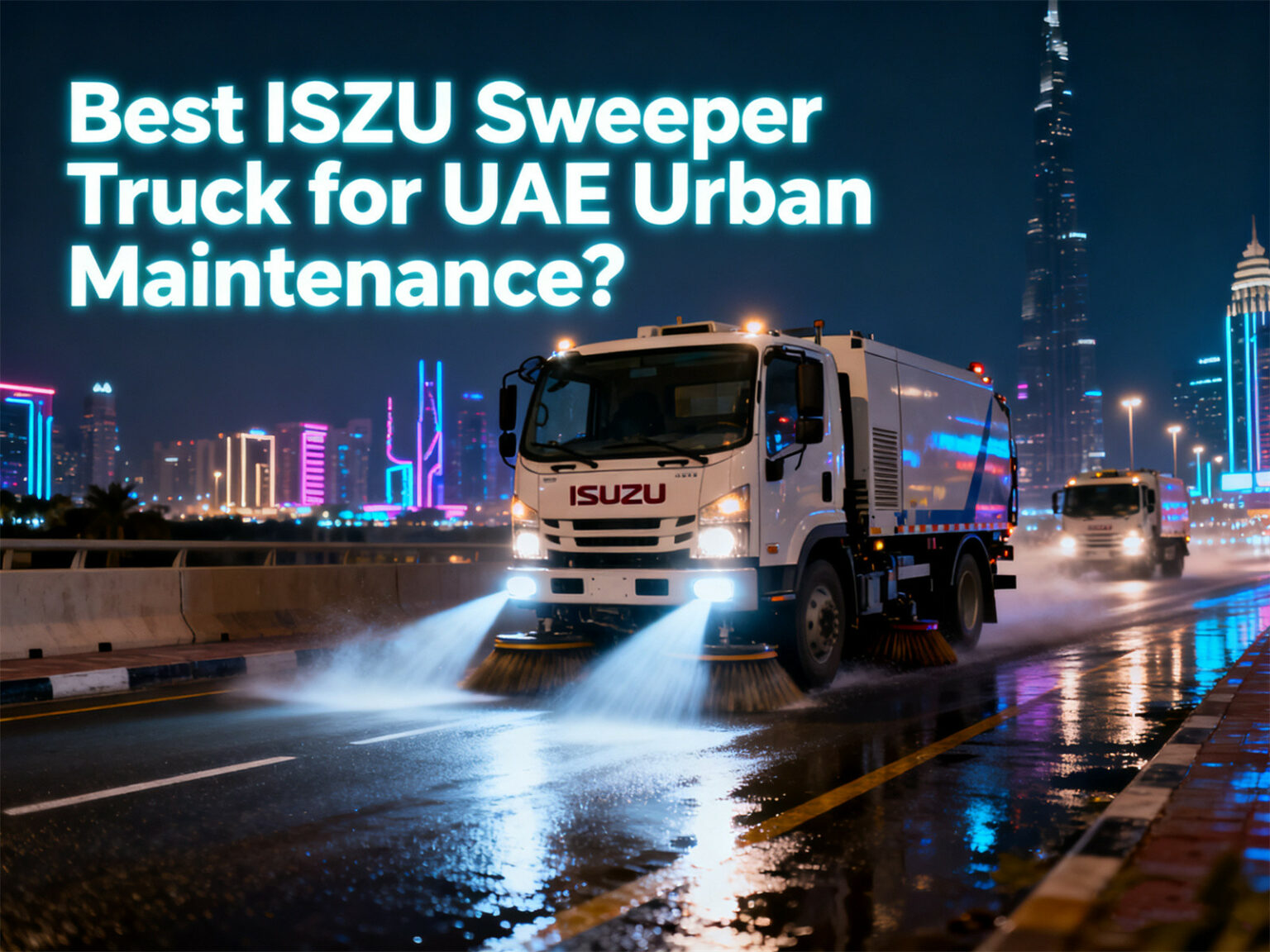 Best ISUZU Sweeper Truck for UAE Urban Maintenance? - ISUZU Vehicles