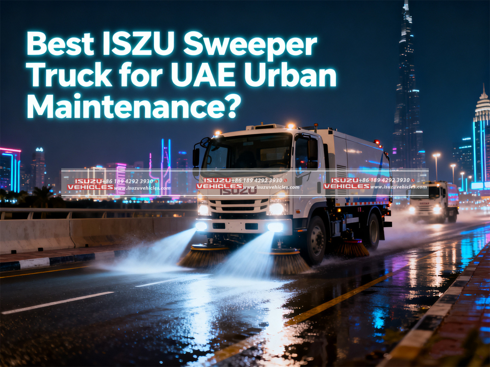Best ISUZU Sweeper Truck for UAE Urban Maintenance (3)