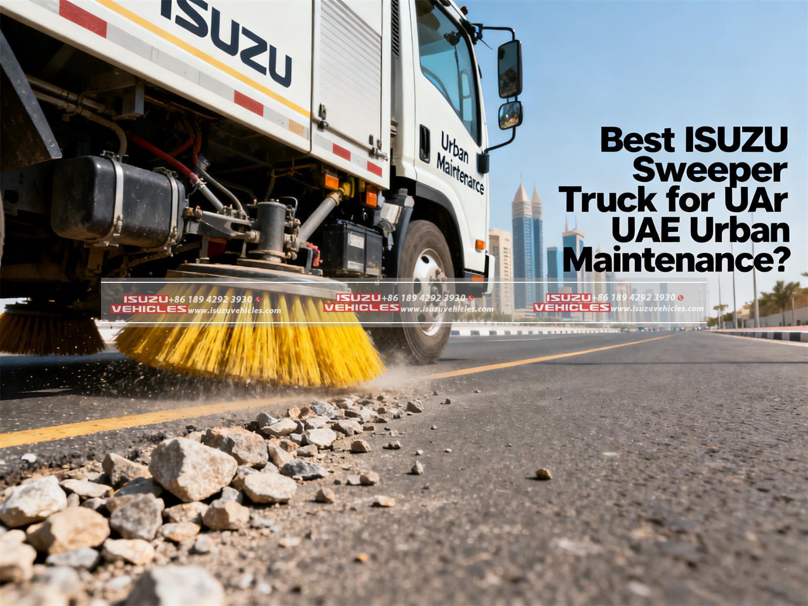 Best ISUZU Sweeper Truck for UAE Urban Maintenance (4)