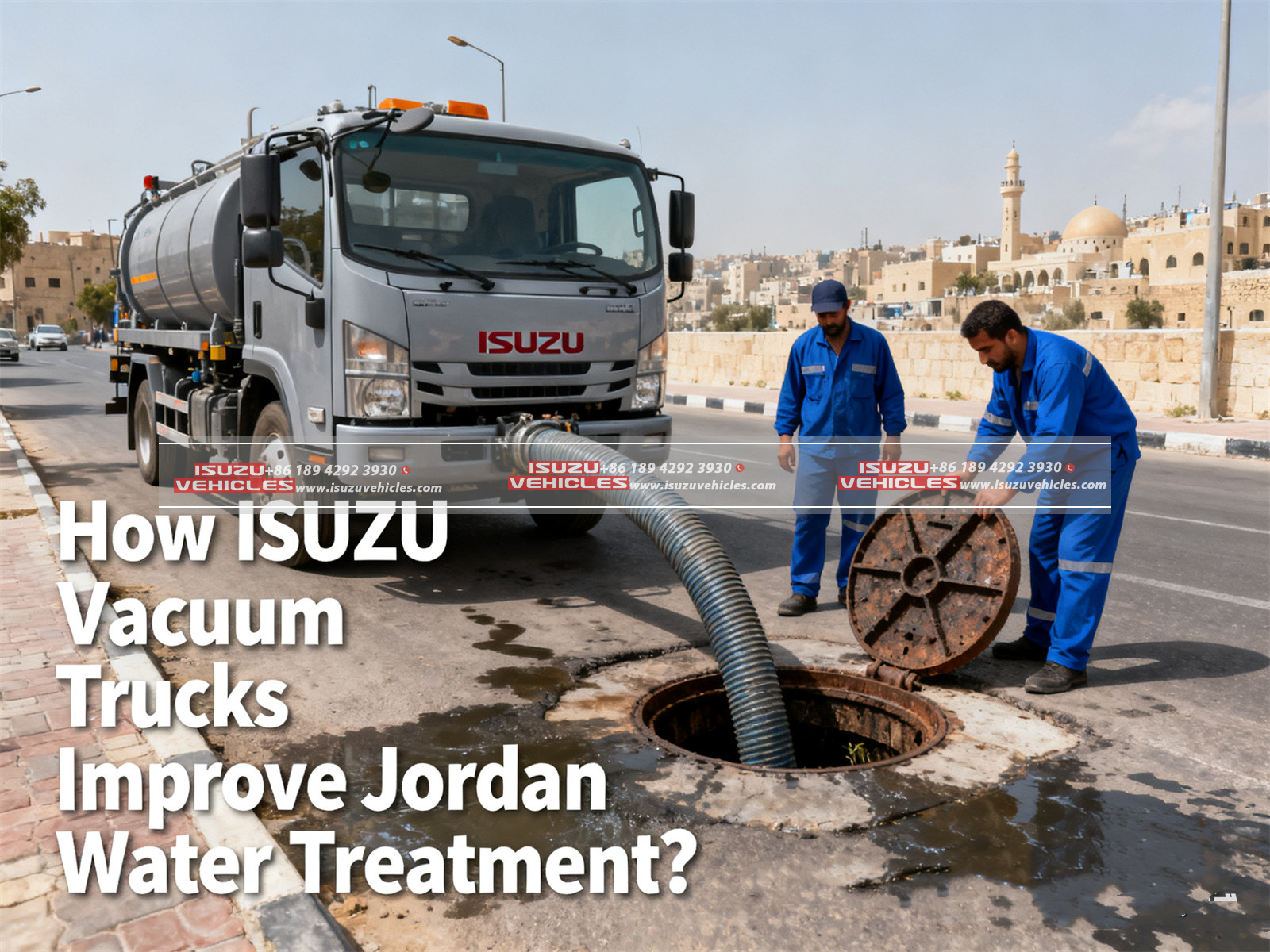 How ISUZU Vacuum Trucks Improve Jordan Water Treatment (4)