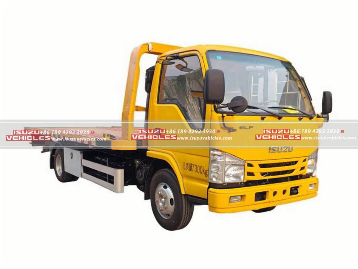 ISUZU 3T 100P Flatbed Wrecker Truck Main ISUZU 3T 100P Flatbed Wrecker Truck Main