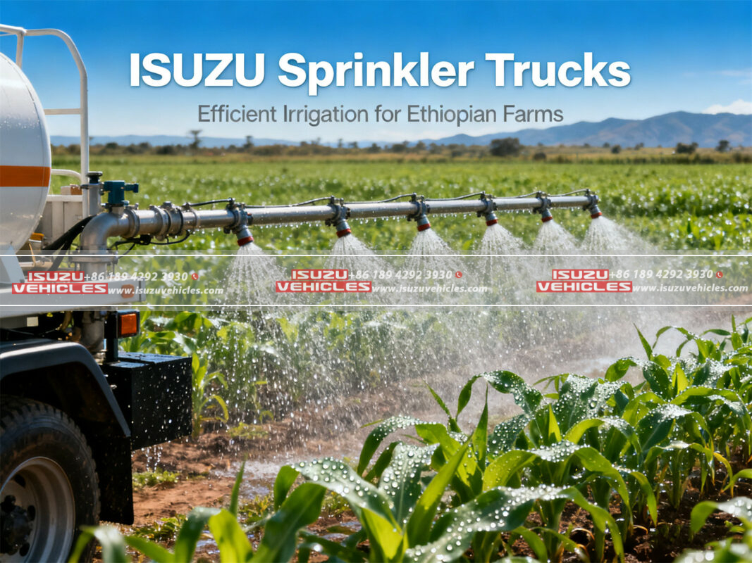 ISUZU Sprinkler Trucks Efficient Irrigation for Ethiopian Farms (4)