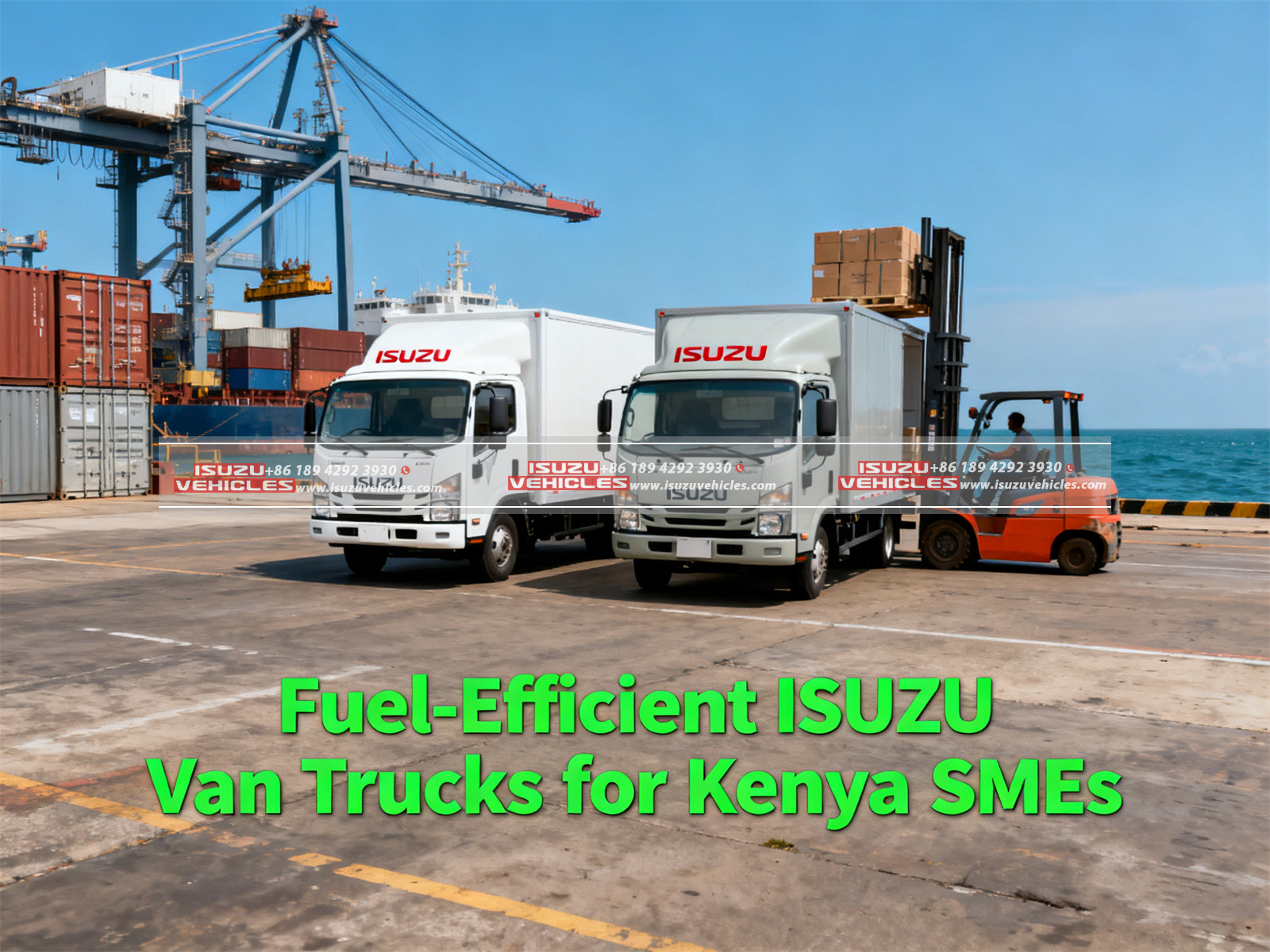 Fuel-Efficient ISUZU Van Trucks for Kenya SMEs