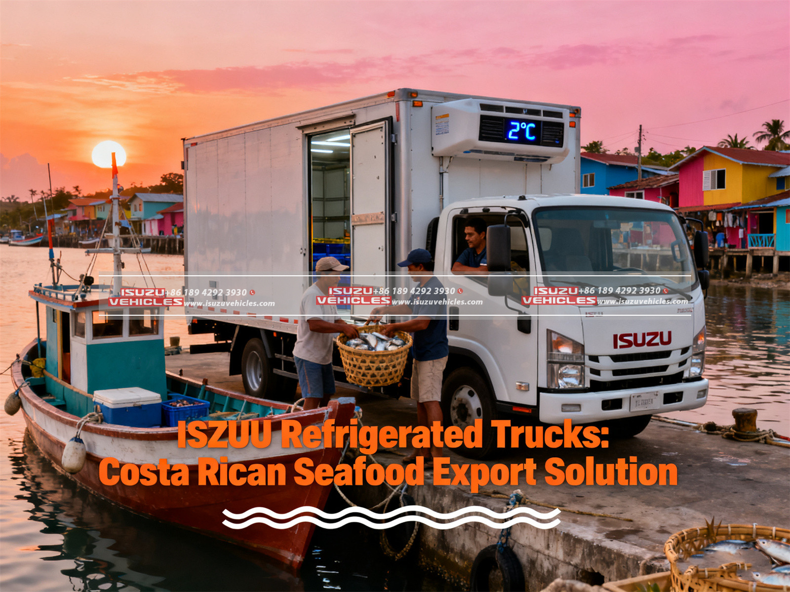 ISUZU Refrigerated Trucks Costa Rican Seafood Export Solution (3)