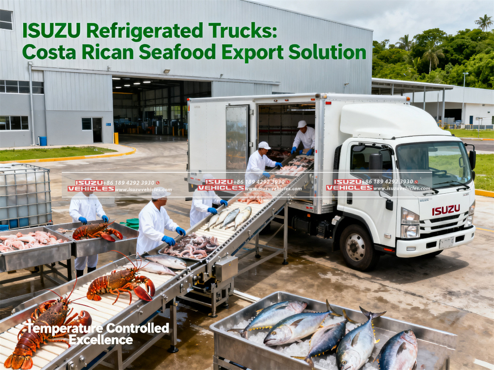 ISUZU Refrigerated Trucks Costa Rican Seafood Export Solution (4)