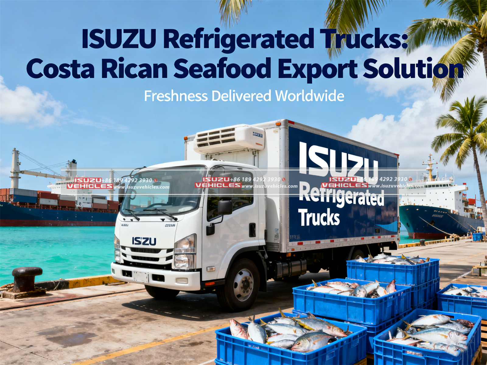 ISUZU Refrigerated Trucks Costa Rican Seafood Export Solution
