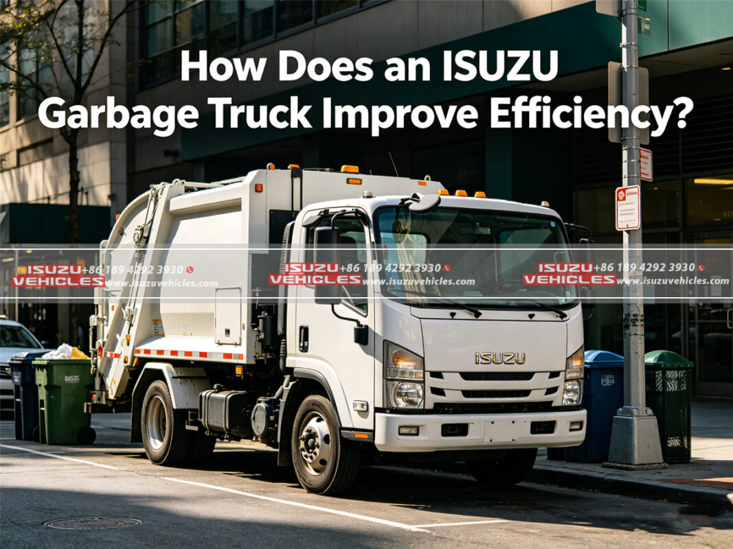 How Does an ISUZU Garbage Truck Improve Efficiency