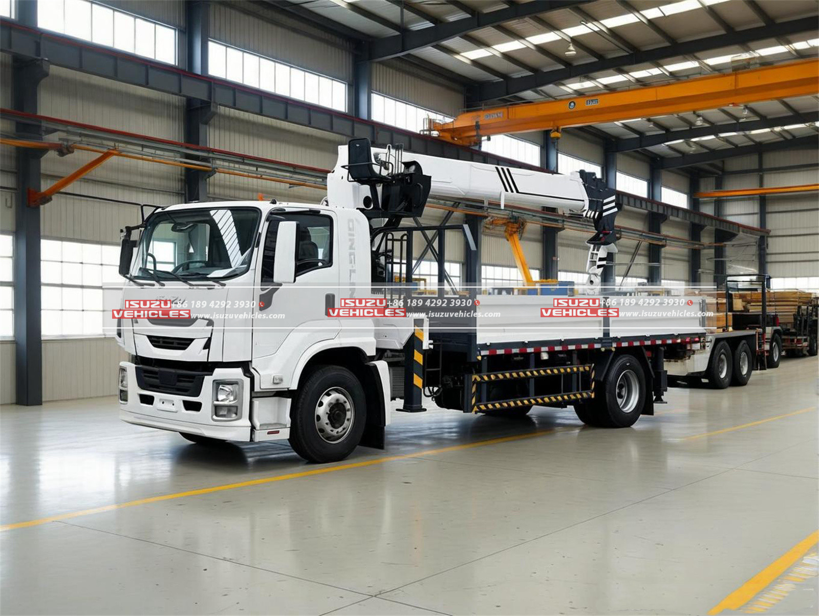 ISUZU 10 Ton FTR PALFINGER Telescopic Boom Crane Left ISUZU 10 Ton FTR PALFINGER Telescopic Boom Crane Left