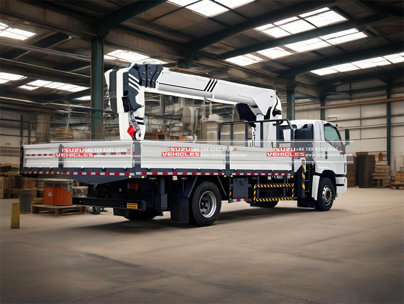 ISUZU 10 Ton FTR PALFINGER Telescopic Boom Crane Side ISUZU 10 Ton FTR PALFINGER Telescopic Boom Crane Side