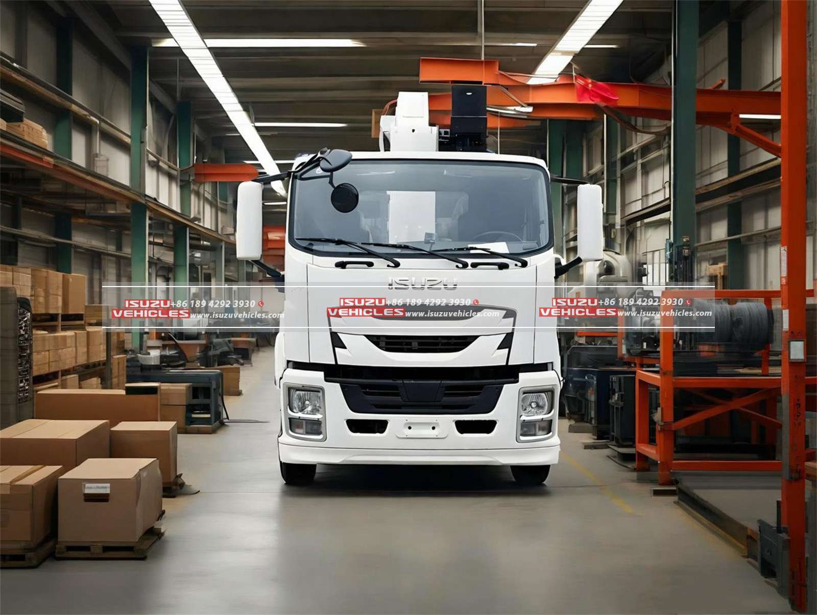 ISUZU 10 Ton FTR PALFINGER Telescopic Boom Crane Tractor ISUZU 10 Ton FTR PALFINGER Telescopic Boom Crane Tractor