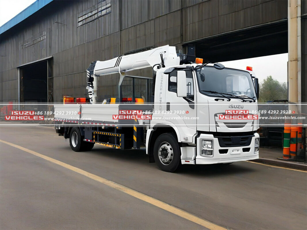 ISUZU 10 Ton FTR PALFINGER Telescopic Boom Crane main