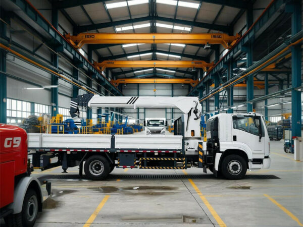 ISUZU 10 Ton FTR PALFINGER Telescopic Boom Crane right