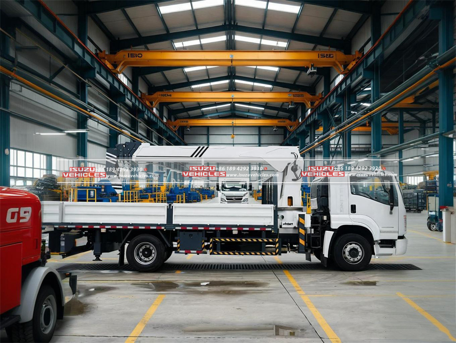 ISUZU 10 Ton FTR PALFINGER Telescopic Boom Crane right ISUZU 10 Ton FTR PALFINGER Telescopic Boom Crane right