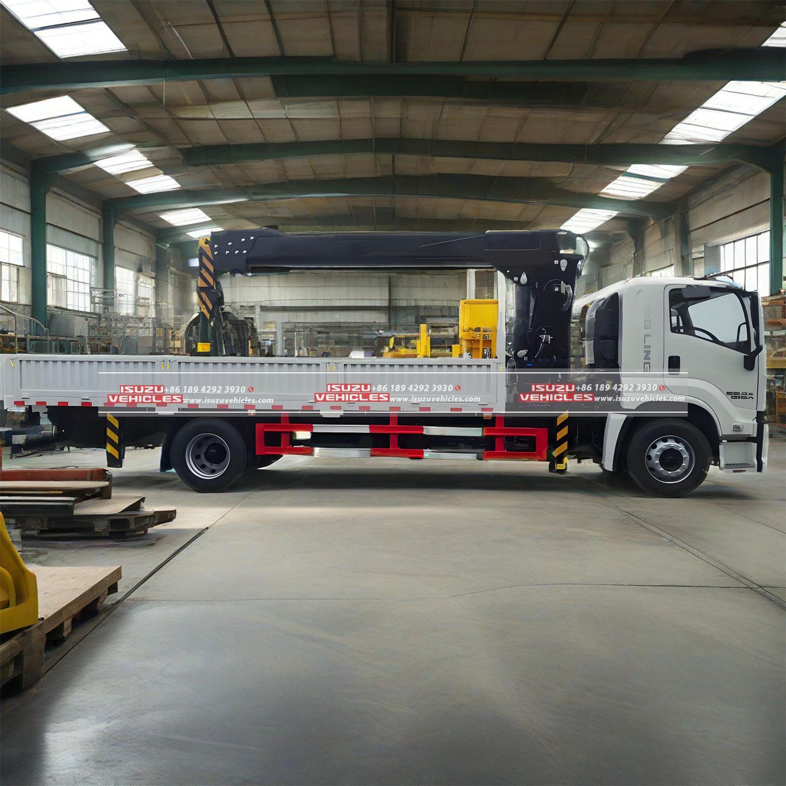 ISUZU 7 Ton FTR PALFINGER Telescopic Boom Crane Body ISUZU 7 Ton FTR PALFINGER Telescopic Boom Crane Body