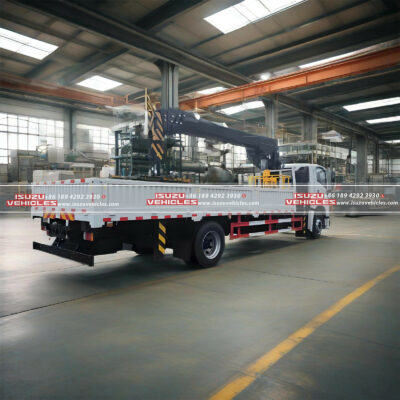 ISUZU 7 Ton FTR PALFINGER Telescopic Boom Crane Side