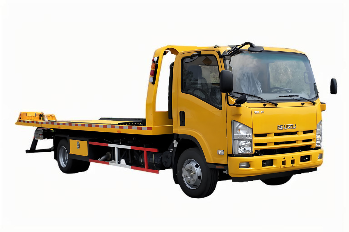ISUZU 700P 5 Ton Flatbed Wrecker Truck Main ISUZU 700P 5 Ton Flatbed Wrecker Truck Main