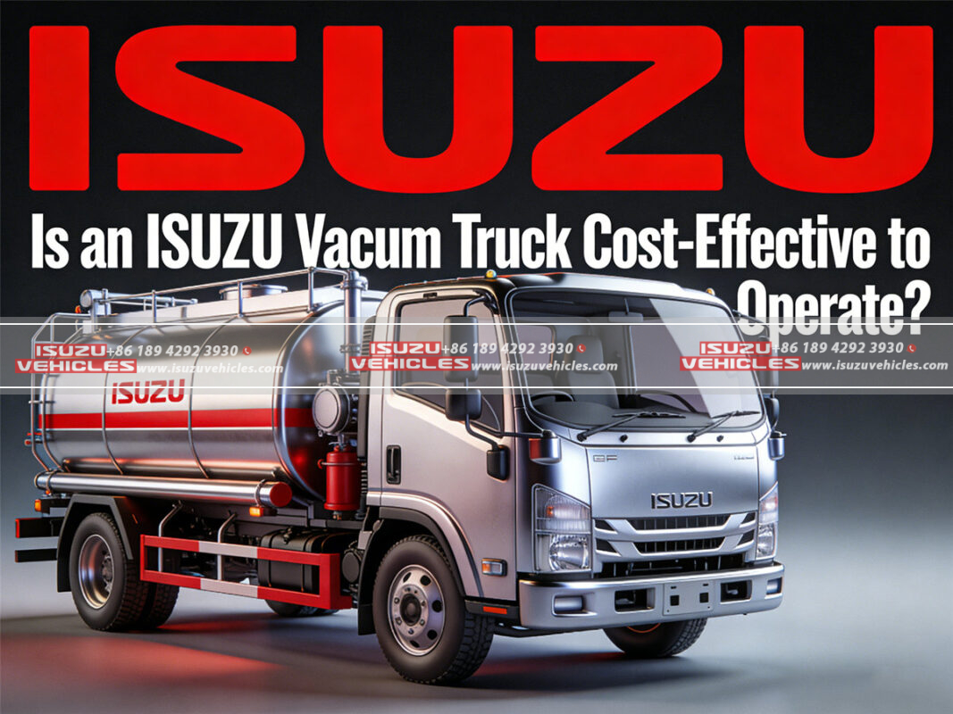 Is an ISUZU Vacuum Truck Cost-Effective to Operate