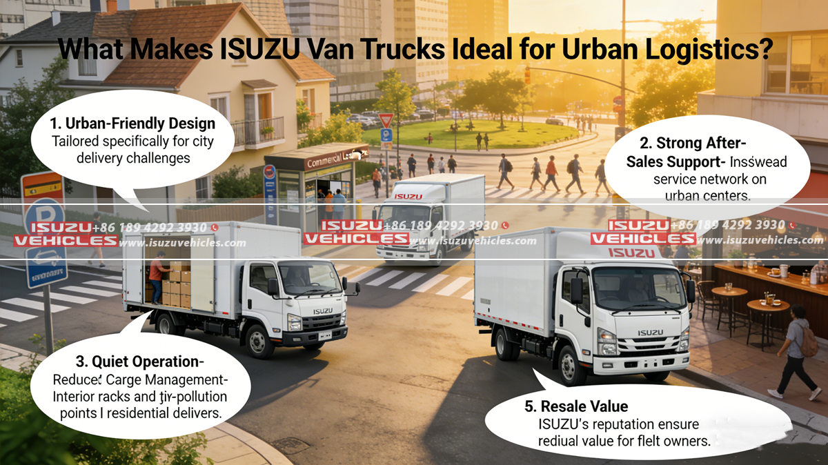 What Makes ISUZU Van Trucks Ideal for Urban Logistics (2)