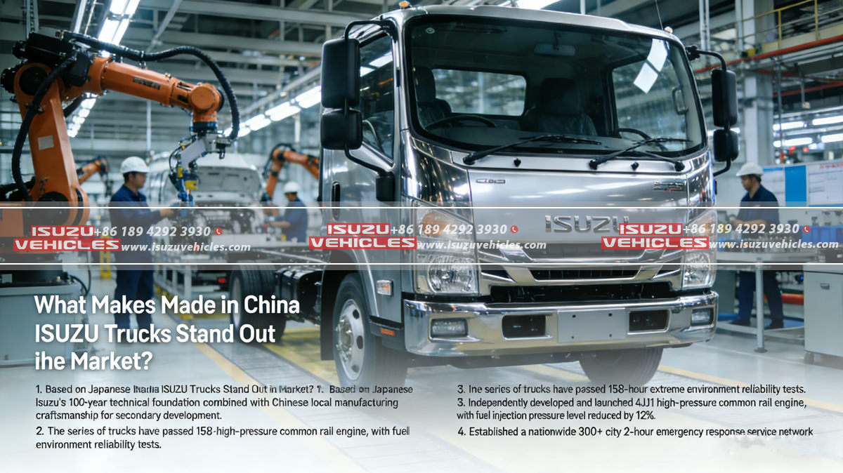 What Makes Made in China ISUZU Trucks Stand Out in the Market