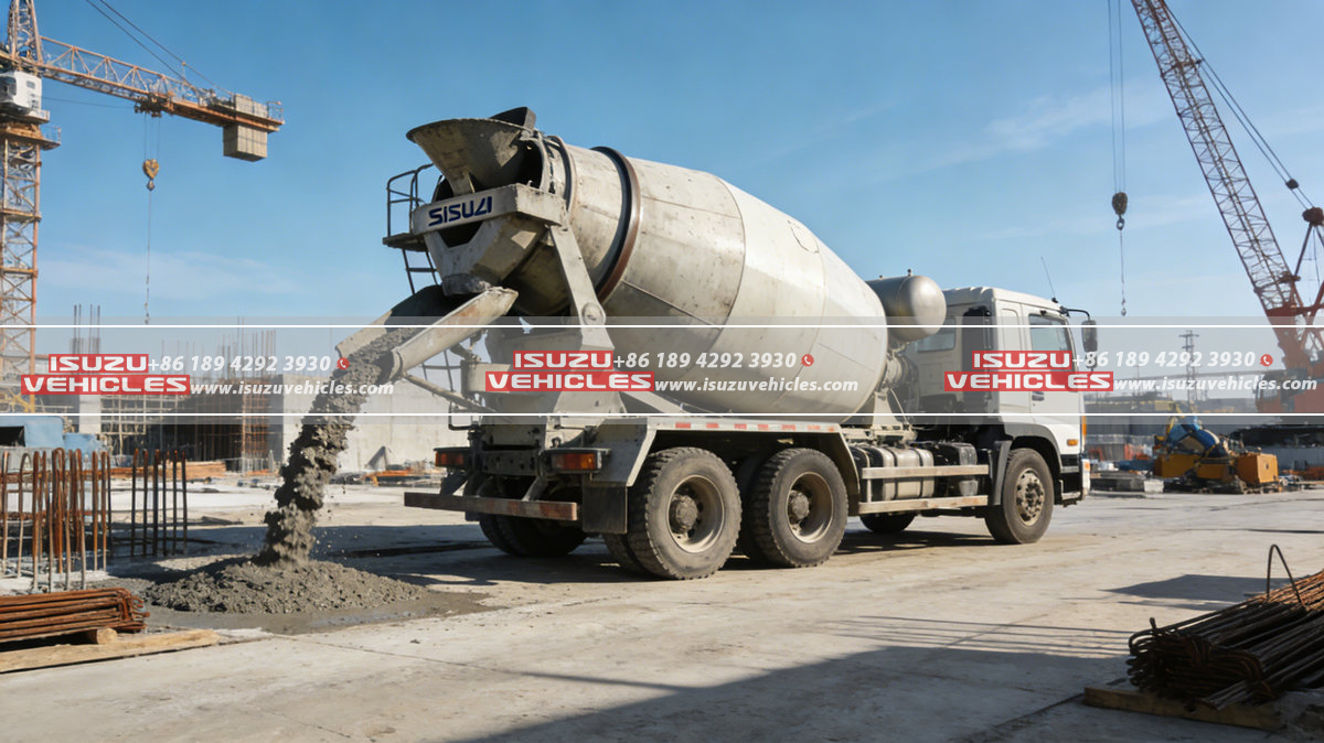 Why Choose an ISUZU Mixer Truck for Concrete Transport (4)