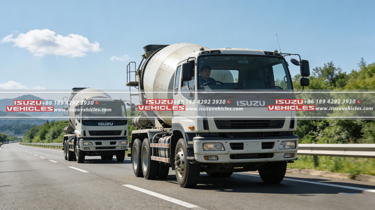 Why Choose an ISUZU Mixer Truck for Concrete Transport