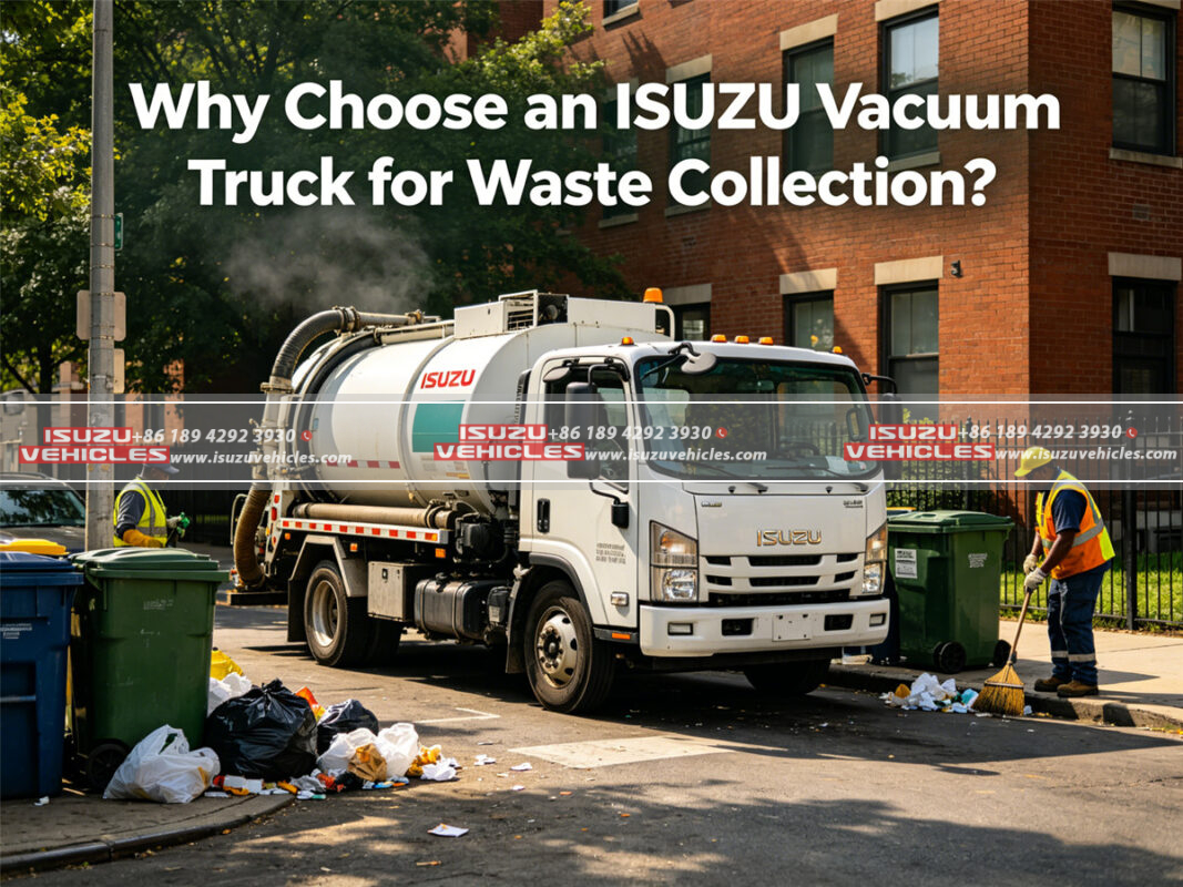 Why Choose an ISUZU Vacuum Truck for Waste Collection